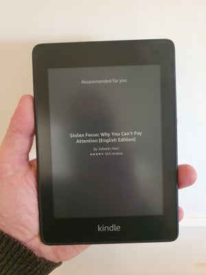 Kindle, SOLGT!!! Paperwhite 10. gen (2018), 6 tommer, 32 GB, God, SOLGT!!! 10. generation, eBook læs