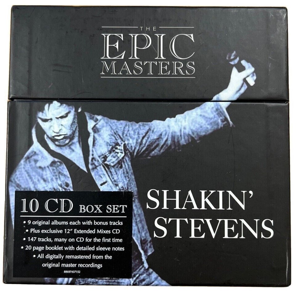 SHAKIN' STEVENS: The EPIC masters Box Set, pop – dba.dk – Køb og