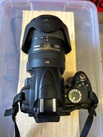 Nikon D5000, spejlrefleks, 12 megapixels