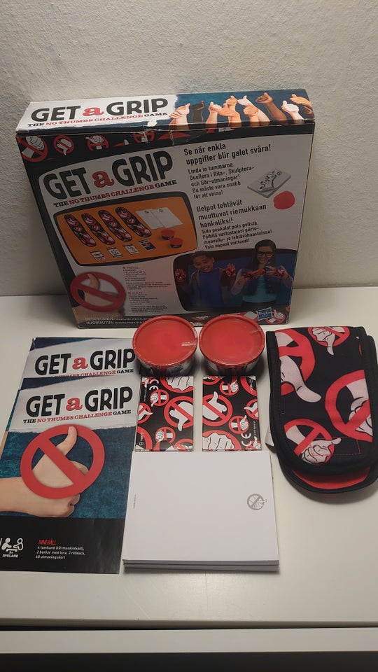 "Get a Grip"Sjovt og populært udfordringsspil.,