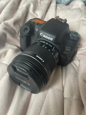 Canon, spejlrefleks, 24,2 megapixels, Perfekt, Jeg sælger dette kamera som jeg fik i julegave for no