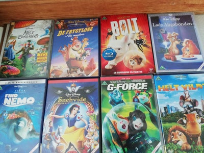 DISNEY FILM, DVD, eventyr, Div gode Disney film
Pris pr stk 20 kr
Ved køb af 5 stk 80 kr