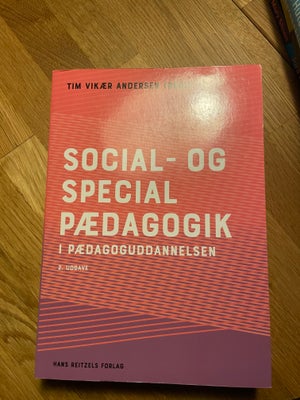 Social- og specialpædagogik i pædagoguddannelsen, Tim Vikær Andersen, år 2023