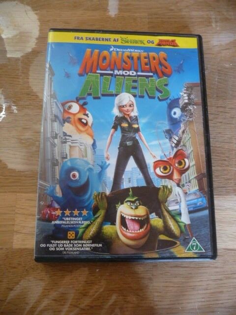 Monsters mod Aliens, DVD, tegnefilm