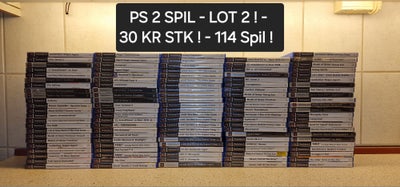 SPIL - LOT 2 ! -  114 Stk spil !, PS2, rollespil, Så skal der ryddes ud i mine ps2 dubletter og saml