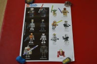 Plakat, LEGO, motiv: Star Wars Mini Figures