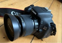 Canon, Canon EOS600D + EFS 18-55 + ekstra EFS 55-250.,