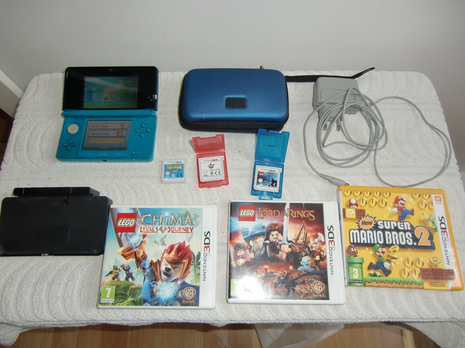 Console Nintendo 3DS Aqua Blue - Nintendo - MeuGameUsado