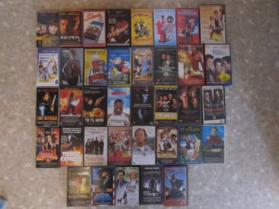 Anden genre, VHS film, blandede genre, originale med dansk tale eller undertekster.

Skyggen af bevi