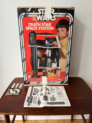 Legetøj, Star Wars kenner vintage. 
Death Star space station kasse fra 1978 med instructions papers 