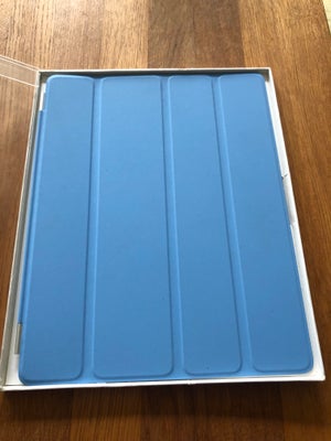 Cover, t. iPad, Perfekt, Ipad Smart Cover, magnetisk, blåt.  Af typen der dækker skærmen, (ikke bags