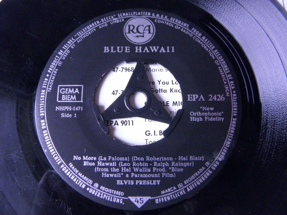 EP, Elvis Presley, Blue Hawaii