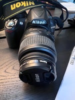 Nikon Nikon D3100, 14.2 megapixels, 18-55 x optisk zoom