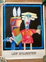 Plakat, Leif Sylvester, motiv: Abstrakt