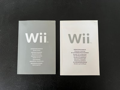 Nintendo Wii, Operations Manual - System Setup, Channels & Settings.

Prisen er for begge