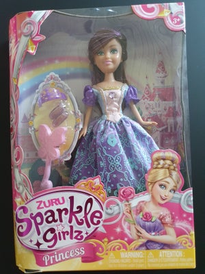 Barbie, Sparkle girls prinsesse, Helt ny prinsesse dukke med tilbehør 
Fra røgfri hjem 
Se også mine