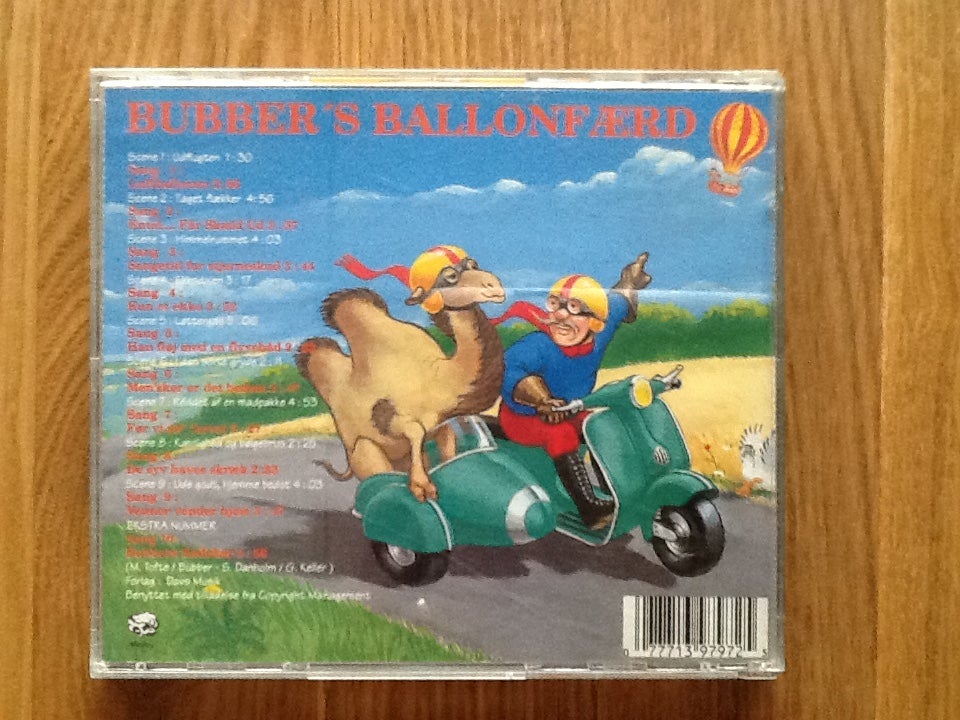 Bubber: Bubber´s Ballonfærd, børne-CD