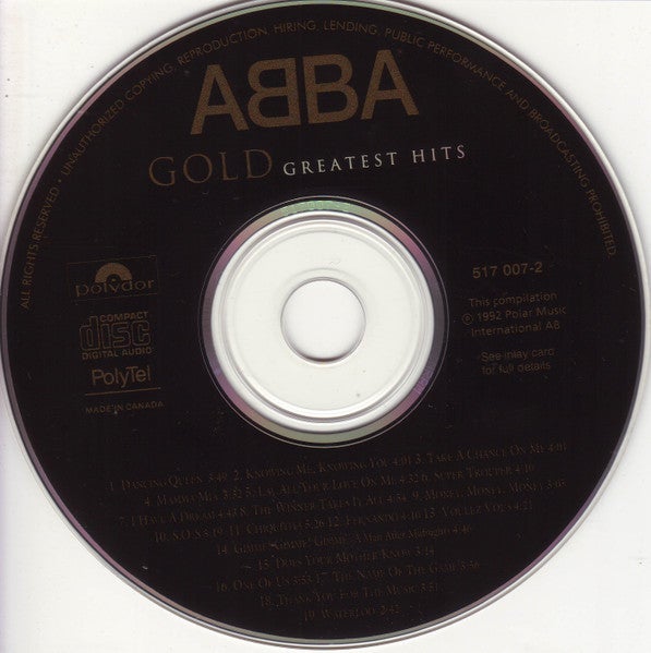 ABBA: ABBA Gold, pop