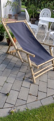 Liggestol, Skagen liggestol, Bambus, Flot bambus Skagen stol  ikke brugt meget.