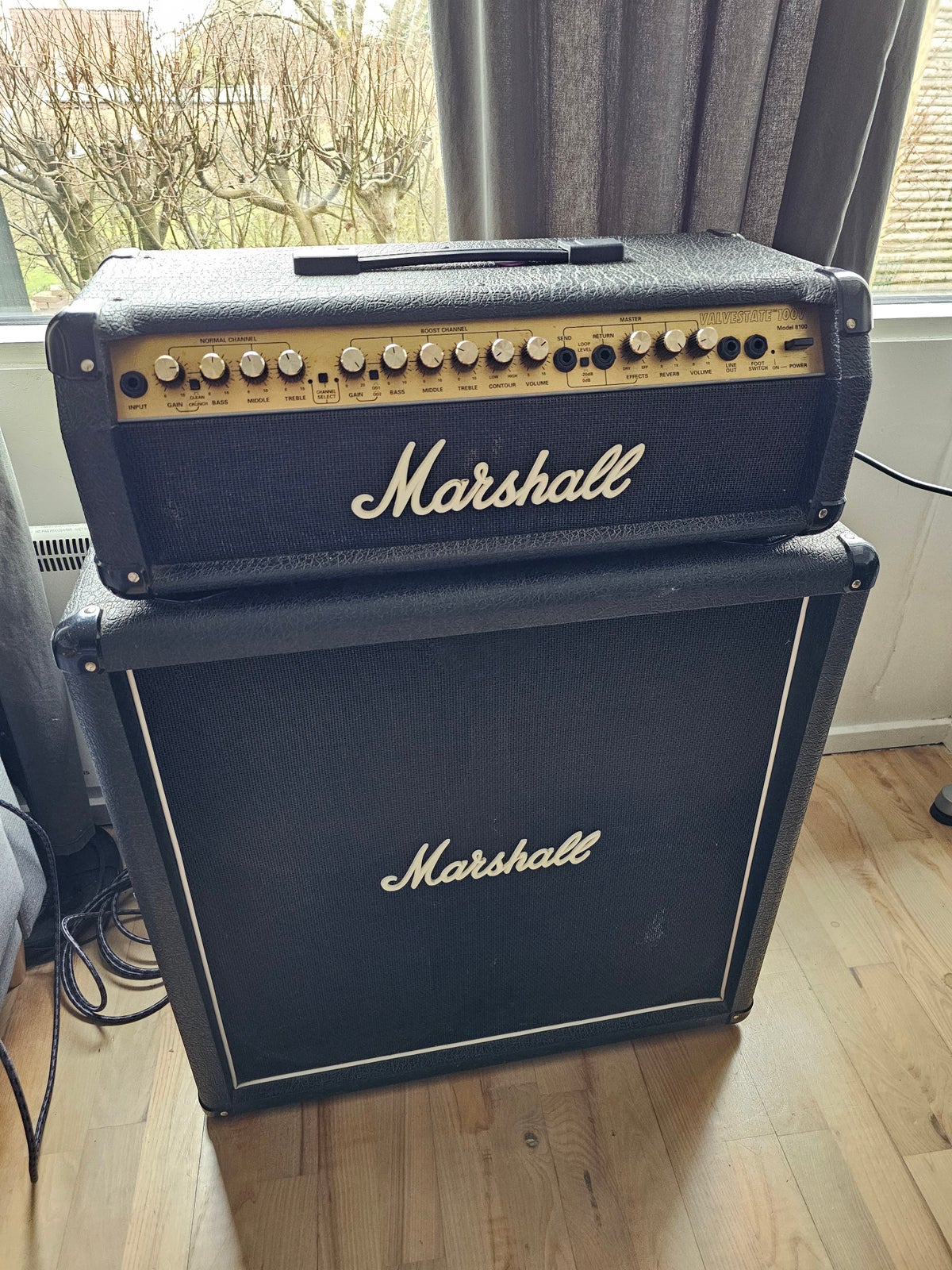 Guitaranlæg, Marshall Valvestate 100v Model 8100, 100 W – dba.dk – Køb og  Salg af Nyt og Brugt