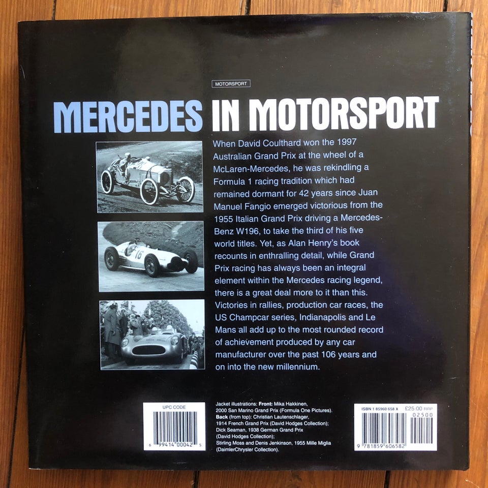 "MERCEDES I MOTORSPORT" PIONEERER TIL PERFEKTION, Alan