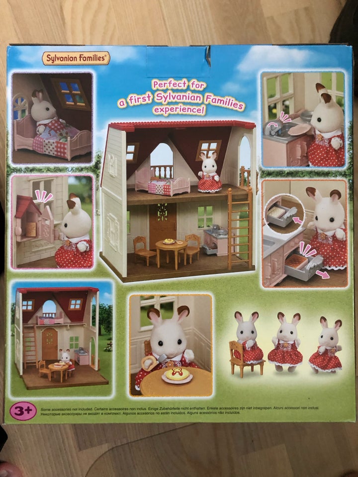 Sylvanian, lille hus med en kanin figur