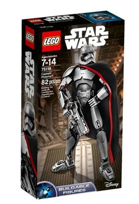 Lego Star Wars, 75118 Captain Phasma, Ny og uåbnet æske.
Sæt fra 2016.