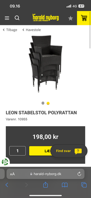 Havemøbelsæt, Non Wood vedligeholdelsesfrit., Helt nyt havemøbelsæt sælges da det ikke bliver brugt,