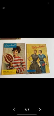 Bøger og blade, Flittige hænder - Damernes verden, 2 retro / vintage dameblade fra 1969 og 1956. Sæl