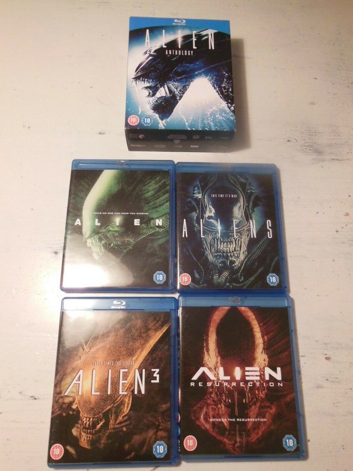 ALIEN Anthology boks-sæt (4 film), Blu-ray, science