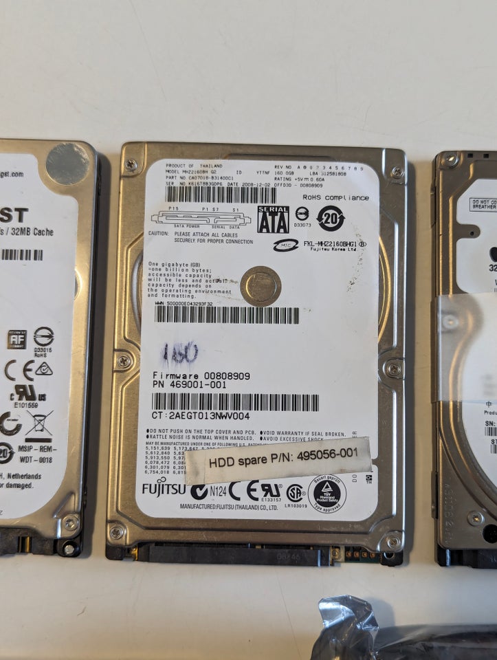 Seagate, Fujitsu, Western Digital