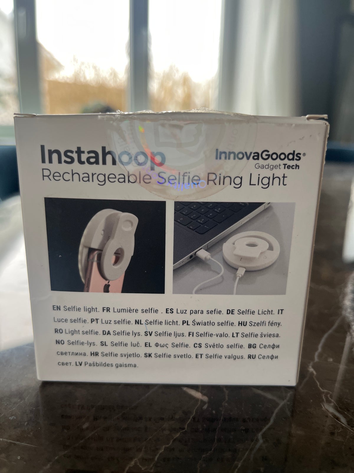 Rechargeable Selfie Ring Light Instahoop InnovaGoods - InnovaGoods