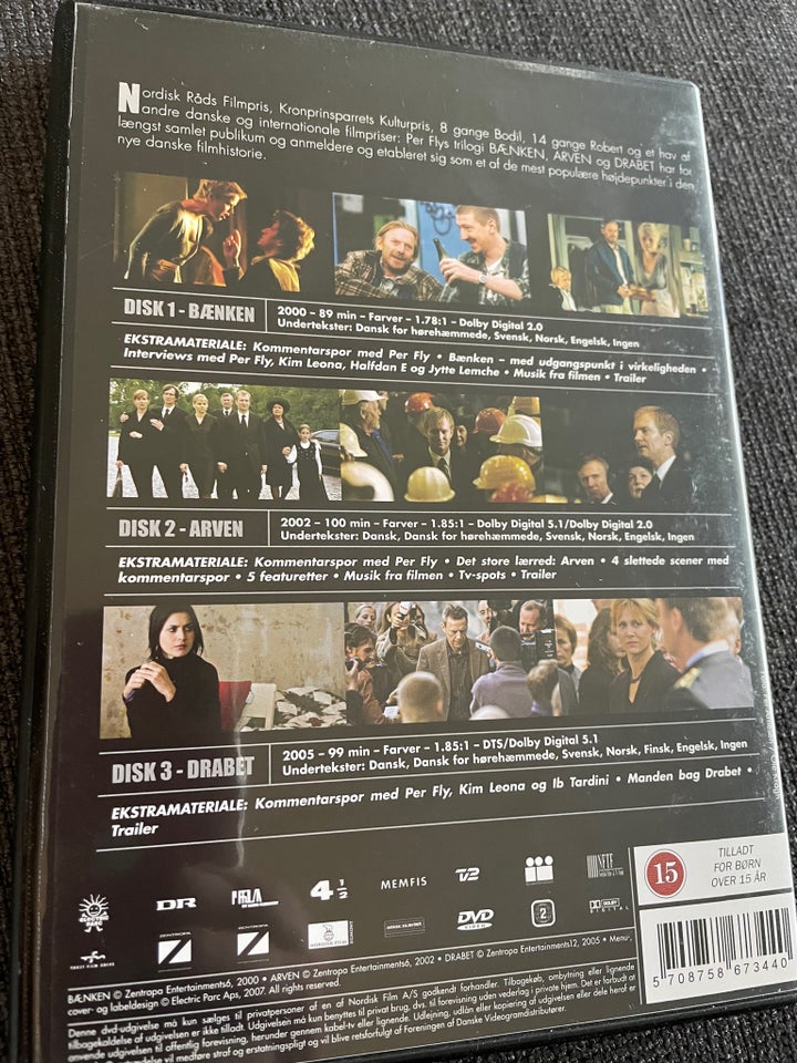Fly Trilogien, DVD, drama – dba.dk Køb og Salg af Nyt og Brugt