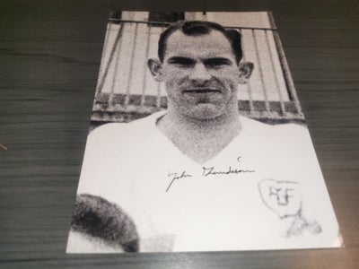Autografer, John Amdisen autograf AGF, En af de største AGF spillere igennem tiden og vandt deriblan