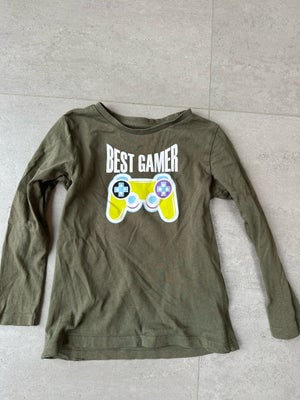 Bluse, Trøje / bluse, VRS, str. 110, Gamer trøje / bluse / langærmet t-shirt. Best gamer. Grøn. 

Se