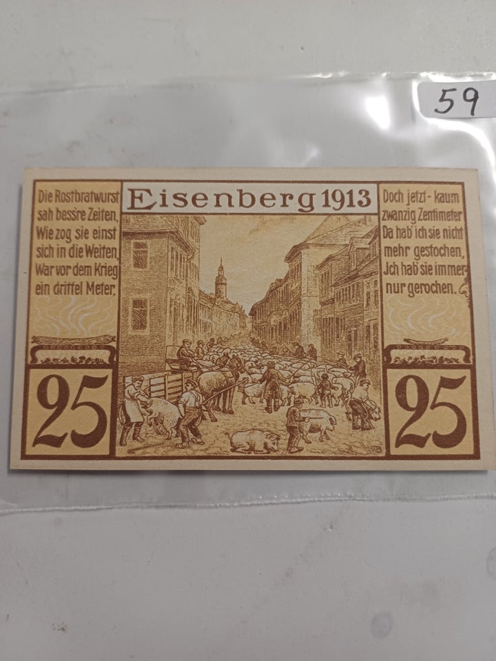 Vesteuropa, sedler, 1918