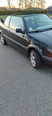 VW Golf III, 2,0 Avantgarde Cabriolet aut., Benzin, 1994, km 168000, sortmetal, ABS, airbag, 2-dørs,