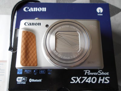 Canon, SX740HS, 20,3 megapixels, 40 x optisk zoom, Perfekt, Super kompakt Canon Powershot SX740HS di