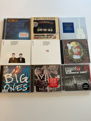 Diverse kunstnere: Musik samling sælges, andet, Har en samling cd’er til salg. Der er i alt ca. 110 