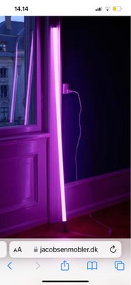 Hay, gulvlampe, Neon tube LED - pink
Ny - aldrig brugt
Længde 150 cm
Nypris 499,-