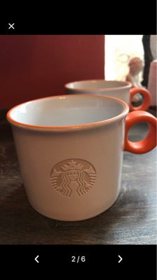 Keramik, Krus, Starbucks, Skønne krus fra starbucks 2015 i enkelt design. 354 ml. I fin stand. 
75kr