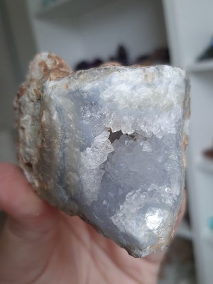 Smykker og sten, Krystaller, Blondeagat (9×7cm) 258g.