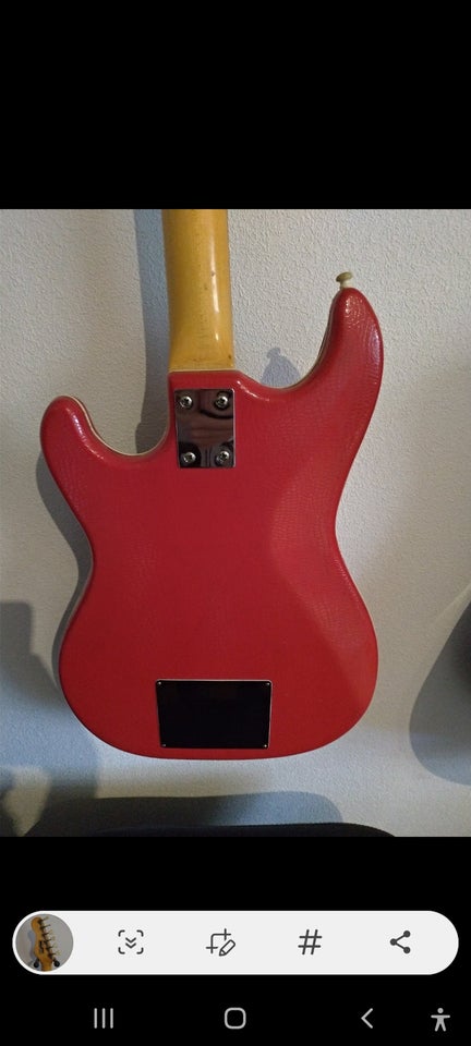 Elguitar, Höfner 173 1964 red crock