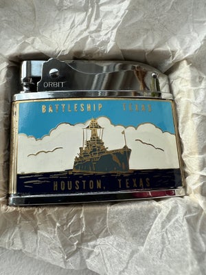 Lighter, ORBIT LIGHTER BATTLESHIP TEXAS.RARE, Up for sale is a vintage ORBIT lighter featuring Battl