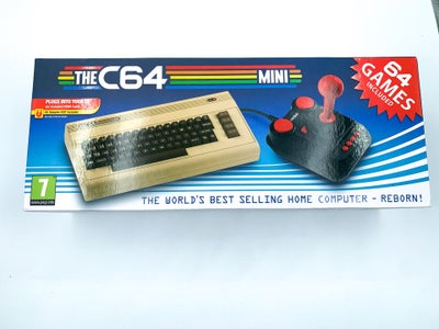 C64 Mini, spillekonsol, Genudgivelsen af den legendarisk Commodore 64 med 64 indbyggede spil og tils