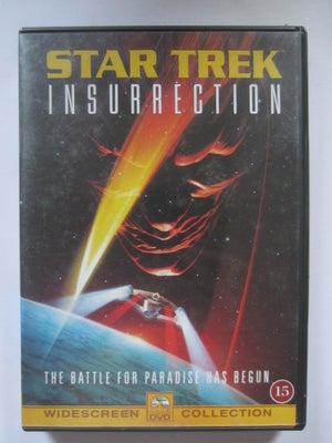 Star Trek Insurrection, DVD, science fiction, Star Trek Insurrection
Jeg sender gerne, porto fra 40,