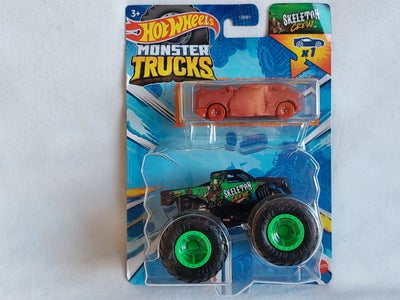 Hot Wheels, Monster Truck + Crushed Die-Cast Car, Mattel - Hotwheels, Hot Wheels Monster Truck fra 2