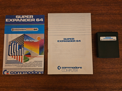 Commodore Super Expanded 64, Opgradering, Sælges fra samlingen. Inkluderer manual, brochure og udvid