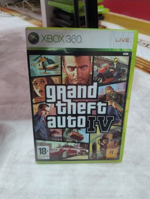 Grand theft auto 4 (GTA), Xbox 360, action, Grand theft auto 4 (GTA)
Til xbox 360