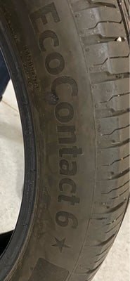 Sommerdæk, Continental, 225 / 45 / R19, 2 stk continental EcoContact (mindst 60% mønster) og 2 Barum